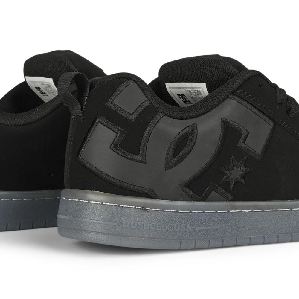 DC Court Graffik SE Skate Shoes - Black/Grey/Black Reflective