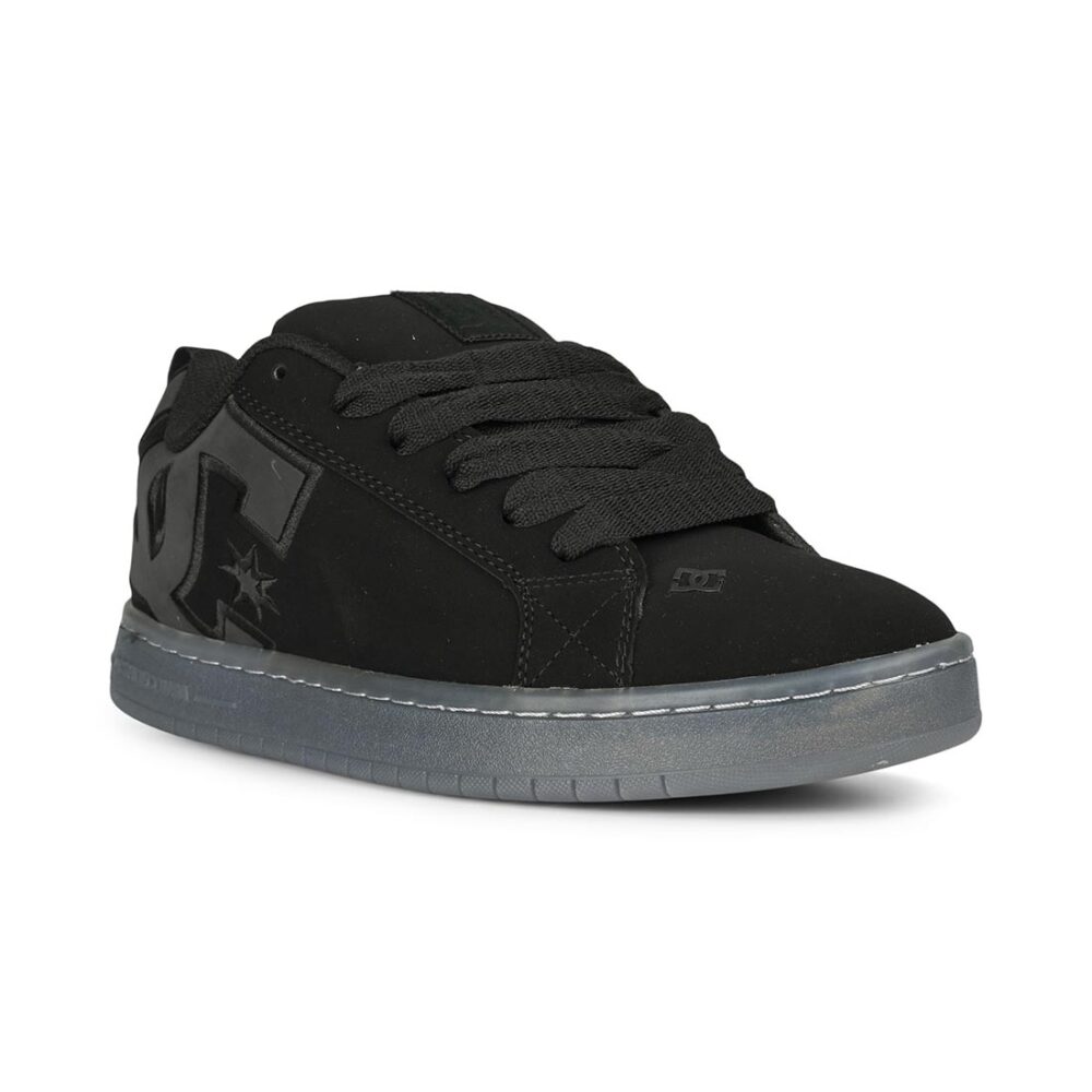 DC Court Graffik SE Skate Shoes - Black/Grey/Black Reflective