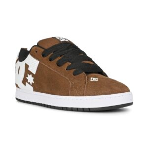 DC Court Graffik SE Skate Shoes - Brown/White