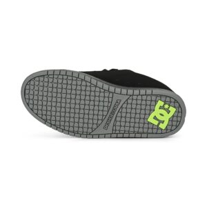 DC Court Graffik Skate Shoes - Black/Grey/Lime