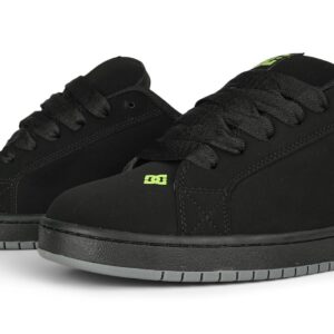 DC Court Graffik Skate Shoes - Black/Grey/Lime
