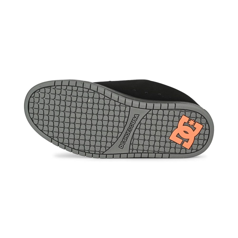 DC Court Graffik Skate Shoes - Black/Orange