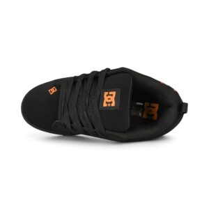 DC Court Graffik Skate Shoes - Black/Orange