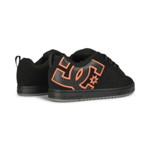 DC Court Graffik Skate Shoes - Black/Orange