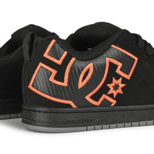 DC Court Graffik Skate Shoes - Black/Orange