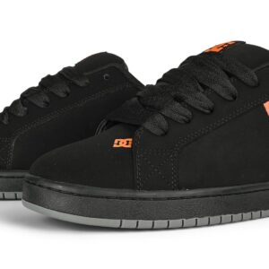 DC Court Graffik Skate Shoes - Black/Orange