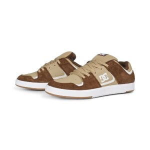 DC Cure Skate Shoes - Brown/Tan/White