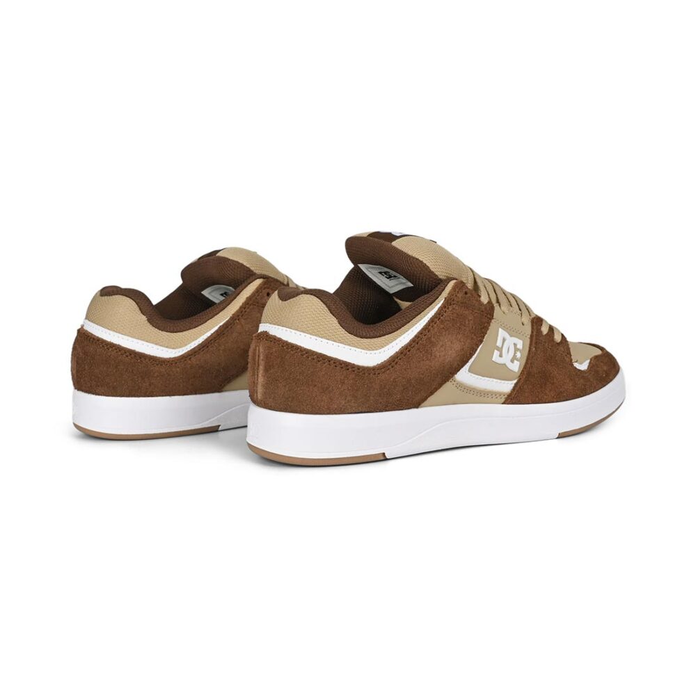 DC Cure Skate Shoes - Brown/Tan/White