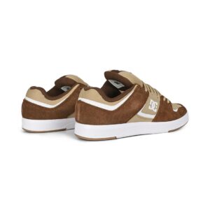 DC Cure Skate Shoes - Brown/Tan/White