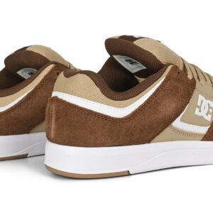 DC Cure Skate Shoes - Brown/Tan/White