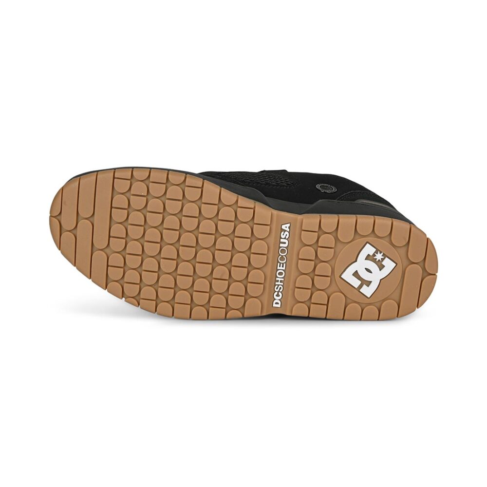 DC JS 1 Skate Shoes - Black/Black/Gum