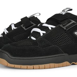 DC JS 1 Skate Shoes - Black/Black/Gum