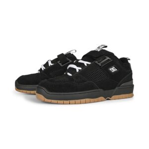 DC JS 1 Skate Shoes - Black/Black/Gum