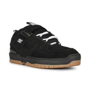 DC JS 1 Skate Shoes - Black/Black/Gum