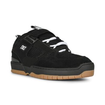 DC JS 1 Skate Shoes - Black/Black/Gum
