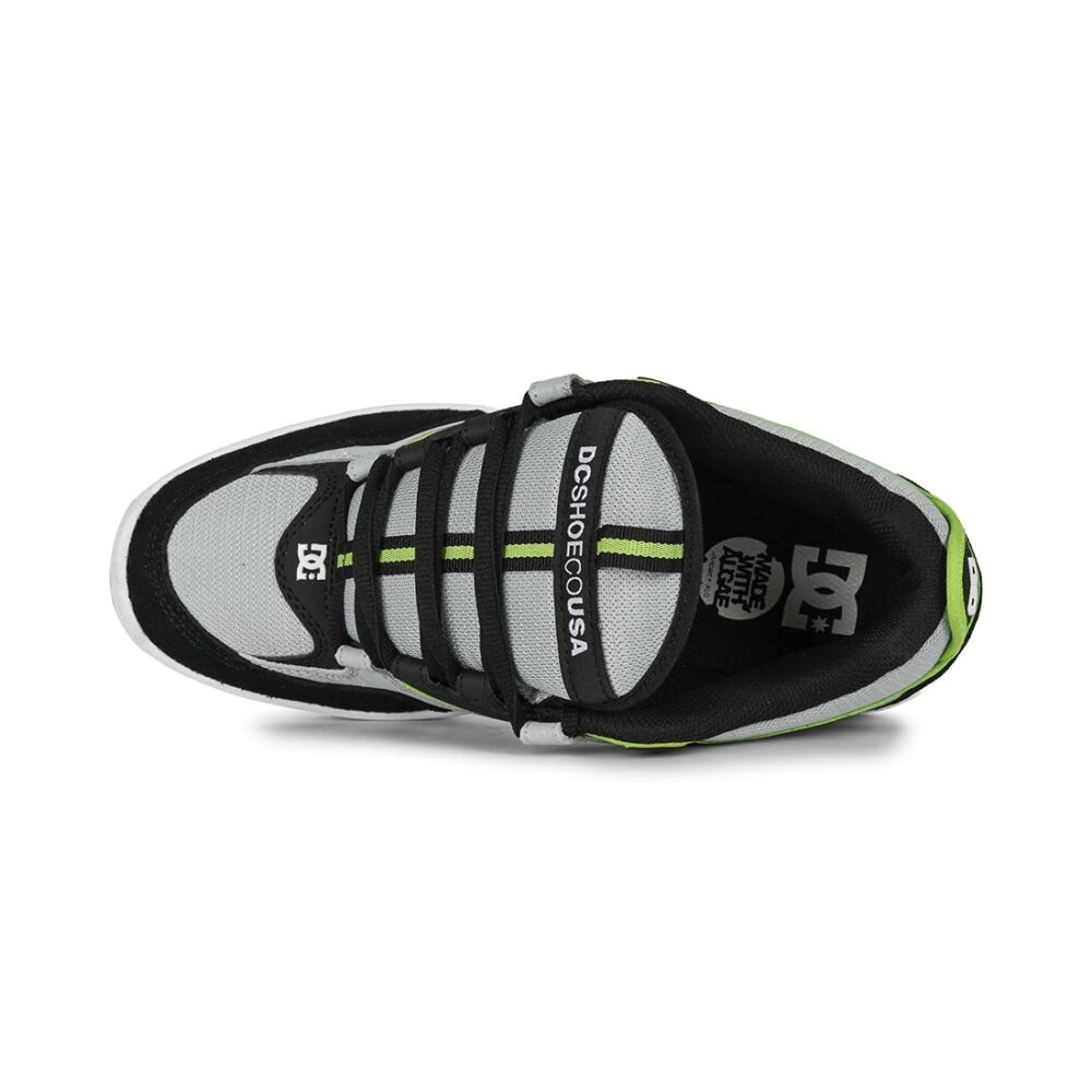 DC Kalynx Zero Skate Shoes - Grey/Black/Lime