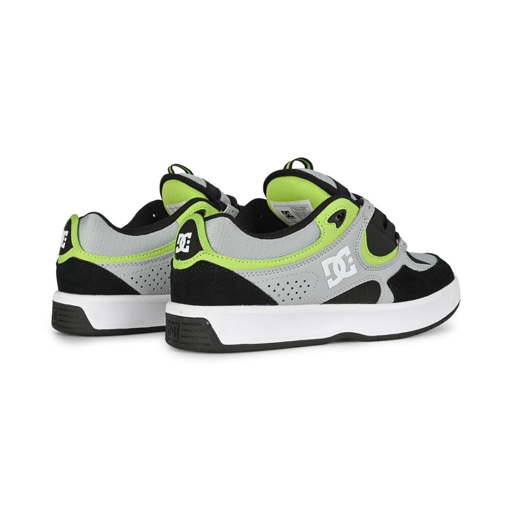 DC Kalynx Zero Skate Shoes - Grey/Black/Lime