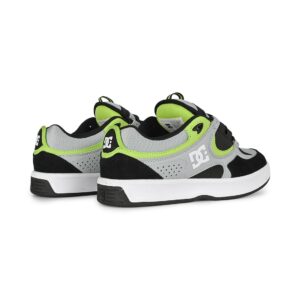 DC Kalynx Zero Skate Shoes - Grey/Black/Lime