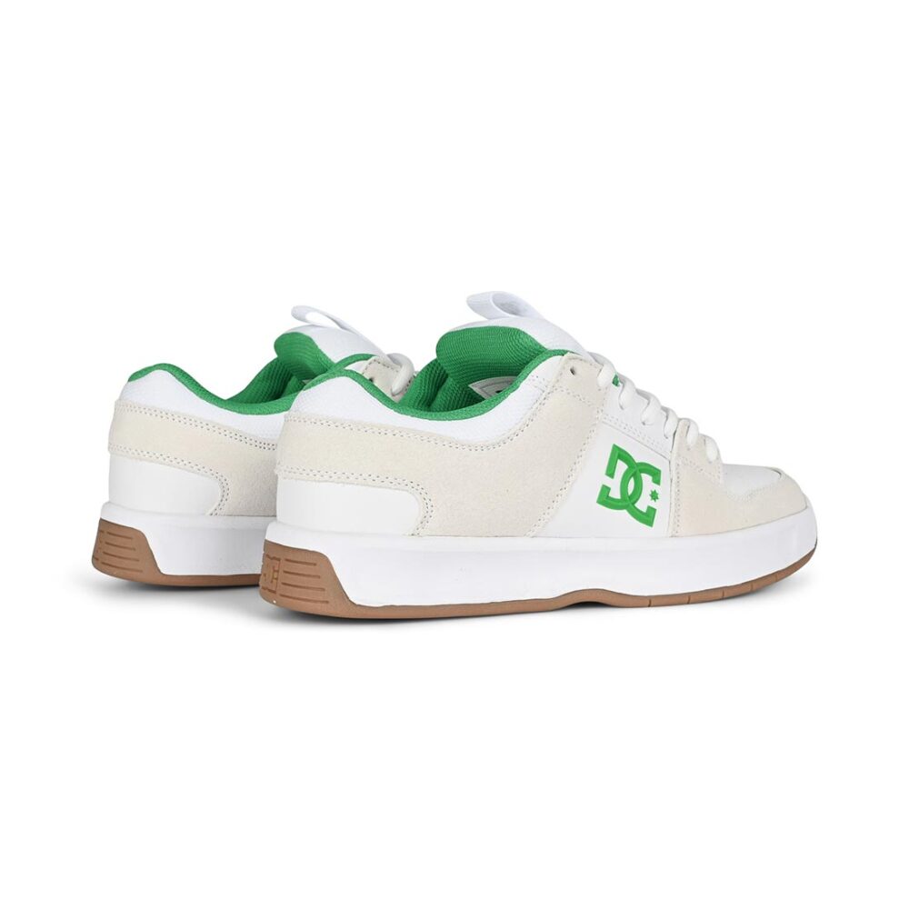 DC Lynx Zero Skate Shoes - White/Green/Gum