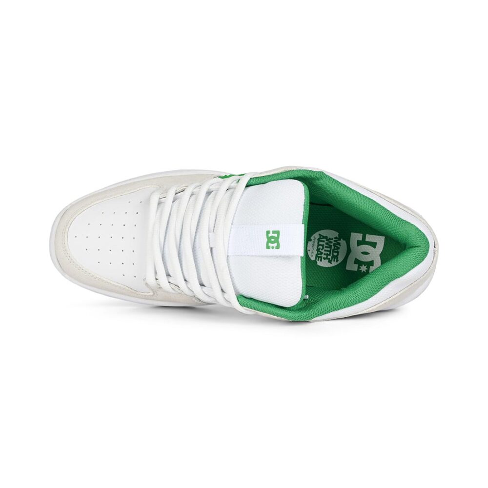 DC Lynx Zero Skate Shoes - White/Green/Gum