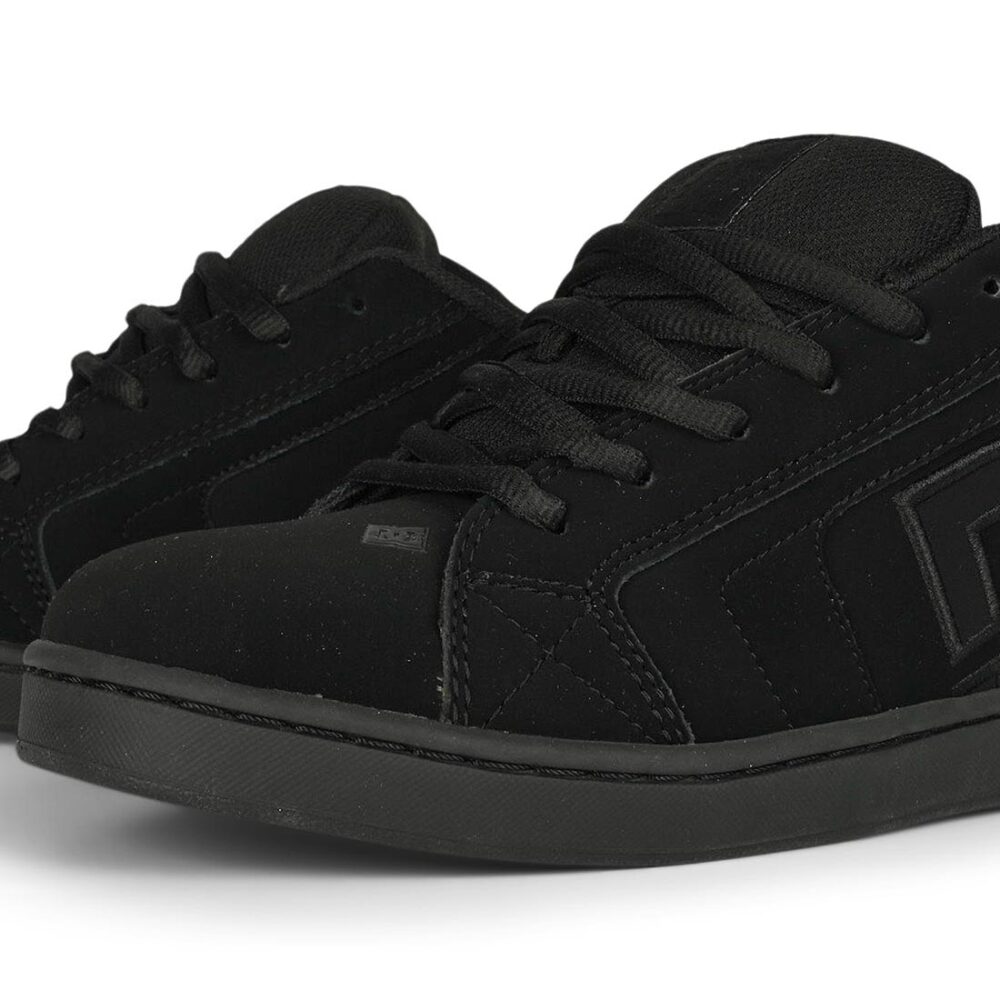 DC Net Skate Shoes - Black/Black/Black