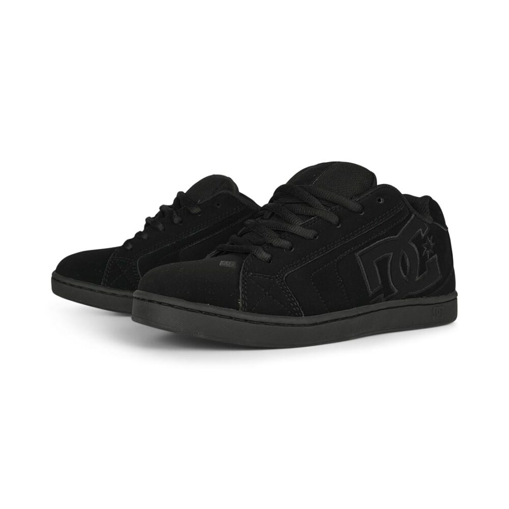 DC Net Skate Shoes - Black/Black/Black