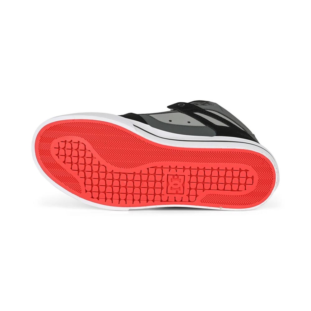 DC Pure High Top WC Shoes - Black/Grey/Red