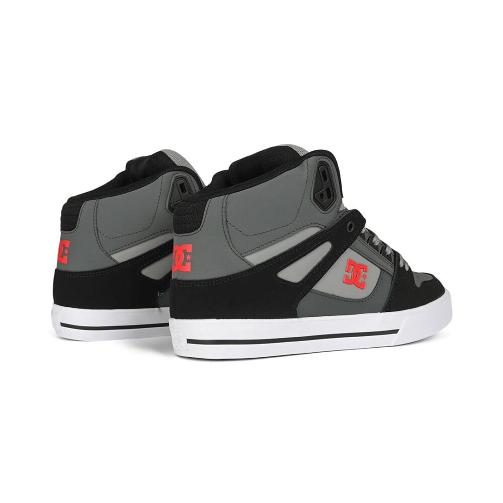 DC Pure High Top WC Shoes - Black/Grey/Red
