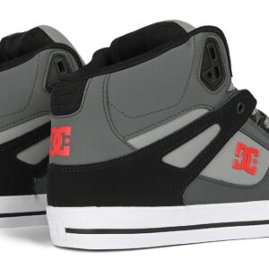 DC Pure High Top WC Shoes - Black/Grey/Red