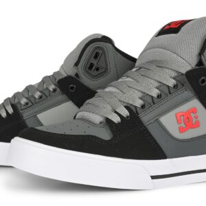 DC Pure High Top WC Shoes - Black/Grey/Red