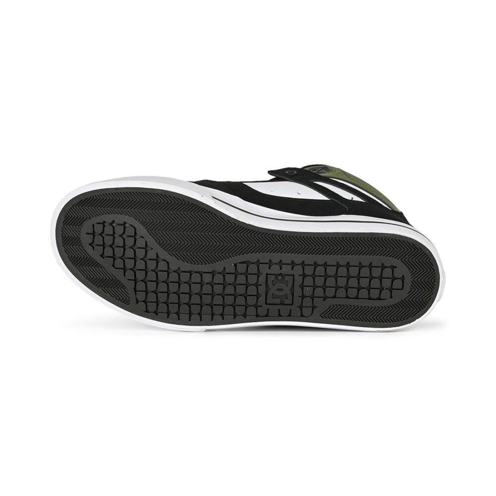 DC Pure High Top WC Shoes - Black/Olive/White