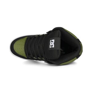 DC Pure High Top WC Shoes - Black/Olive/White