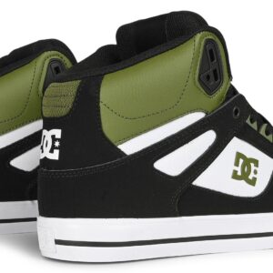 DC Pure High Top WC Shoes - Black/Olive/White