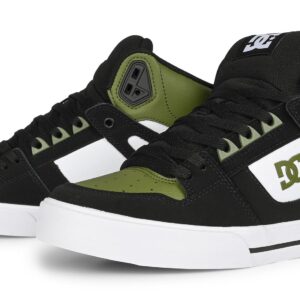 DC Pure High Top WC Shoes - Black/Olive/White