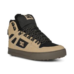 DC Pure High Top WC WNT Winterised Skate Shoes - Tan/Black