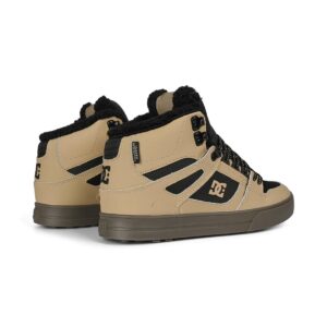 DC Pure High Top WC WNT Winterised Skate Shoes - Tan/Black