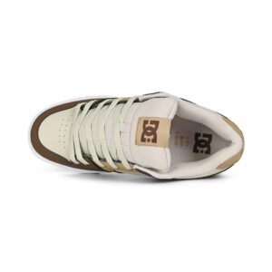 DC Pure Skate Shoes - Brown/Tan/Off White