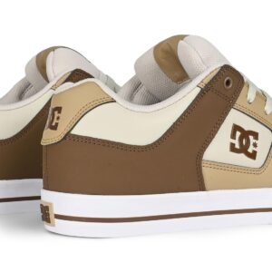DC Pure Skate Shoes - Brown/Tan/Off White