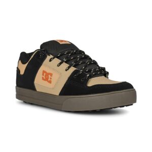 DC Pure WNT Winterised Skate Shoes - Black/Khaki/Gum