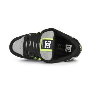 DC Stag Skate Shoes - Black/Grey/Lime