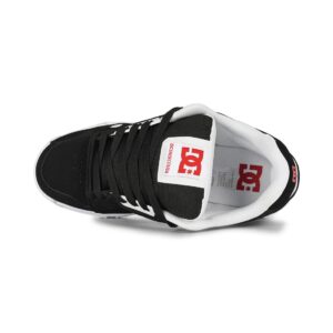 DC Stag Skate Shoes - Black/White/Red