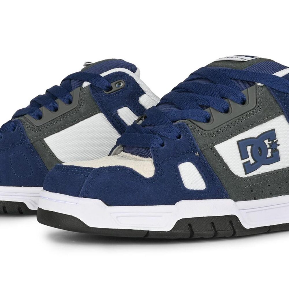 DC Stag Skate Shoes - Blue/Grey