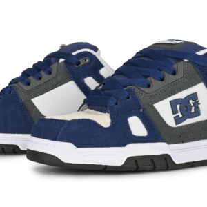 DC Stag Skate Shoes - Blue/Grey