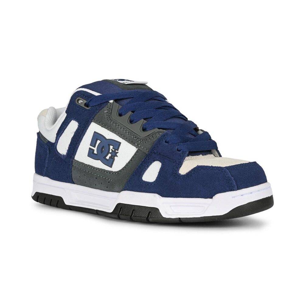 DC Stag Skate Shoes - Blue/Grey