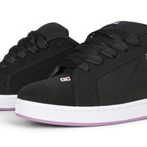 DC Women's Court Graffik Skate Shoes - Black/Lavender