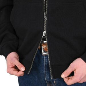 Dime Classic Small Logo Zip Hoodie - Black