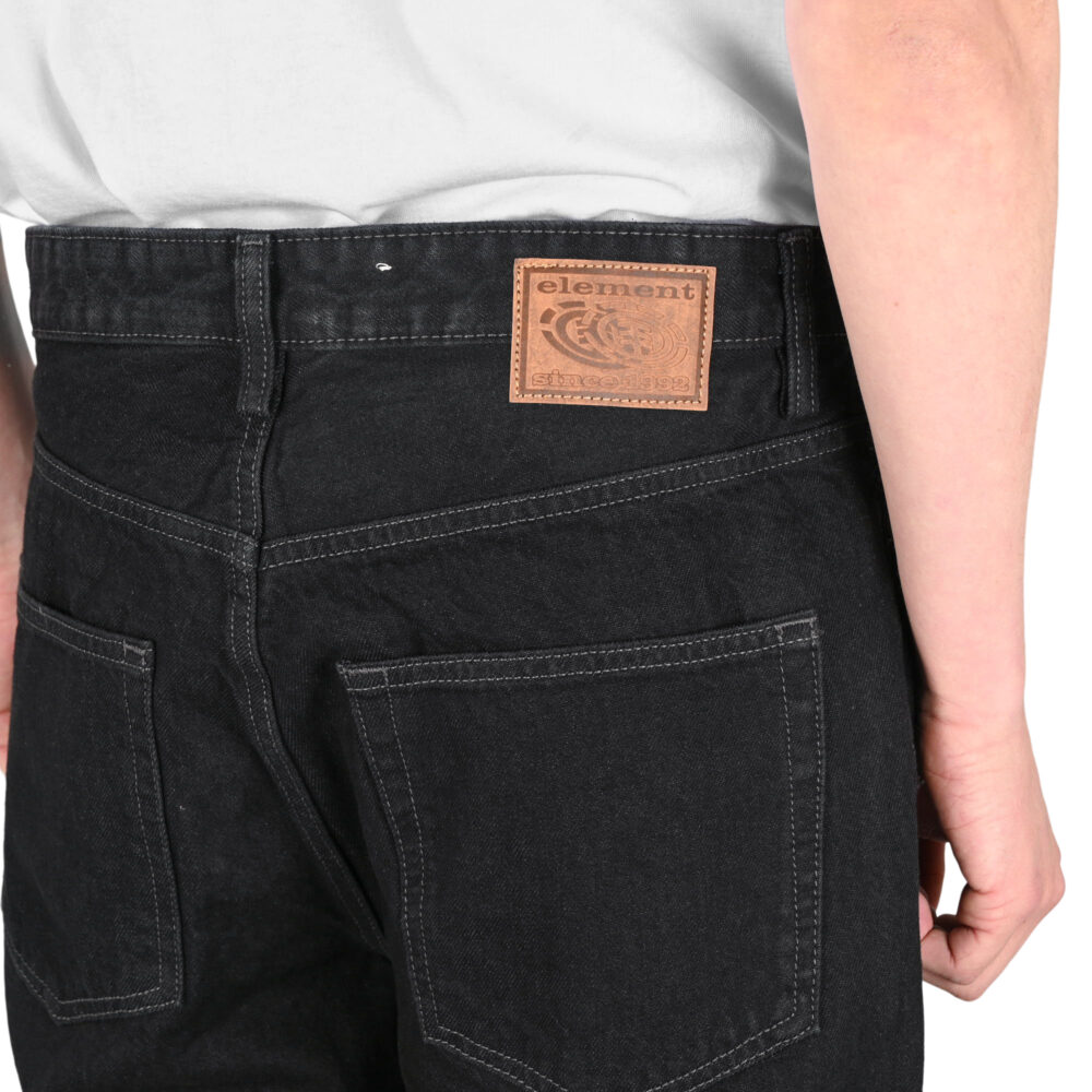 Element Regular Tapered Fit Jeans - Washed Black (SP26)