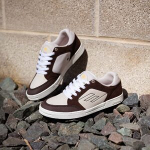 Emerica Heritic Skate Shoes - Brown/Tan
