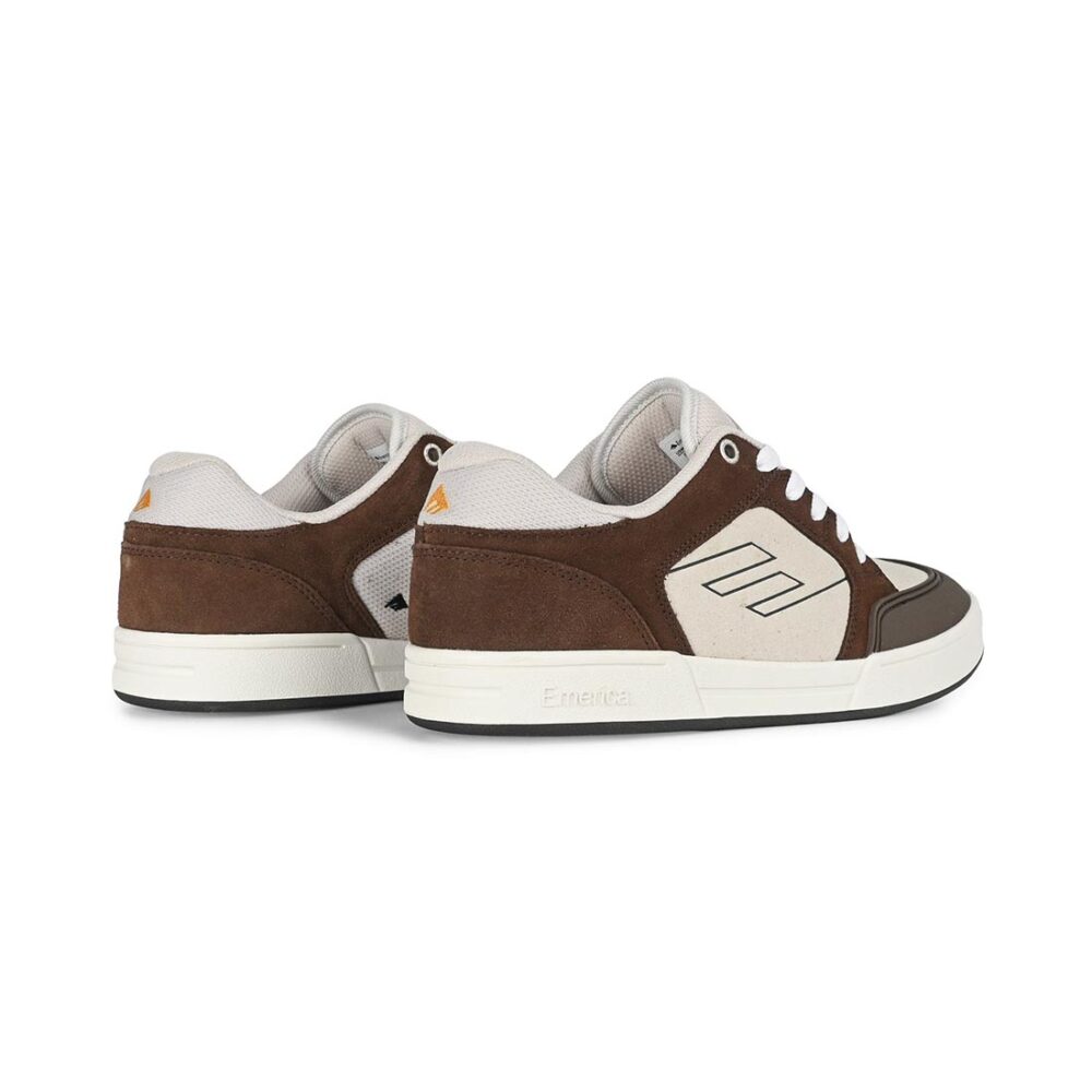 Emerica Heritic Skate Shoes - Brown/Tan