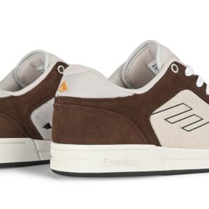 Emerica Heritic Skate Shoes - Brown/Tan